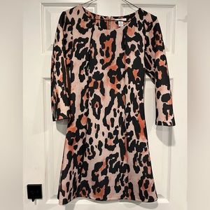 Bar III Animal Print Dress. Tag says M but it’s been taken in to fit size S.